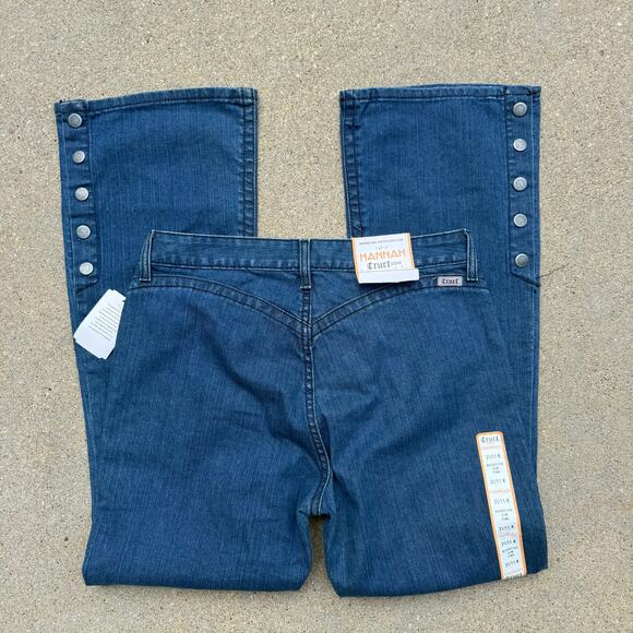 Cruel Girl HANNAH Slim Flare Leg Jean Medium Stonewash CB15054071 31x11 REGULAR - Picture 1 of 10